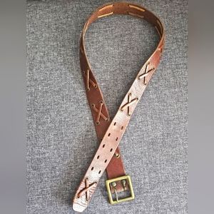 Brown vintage belt